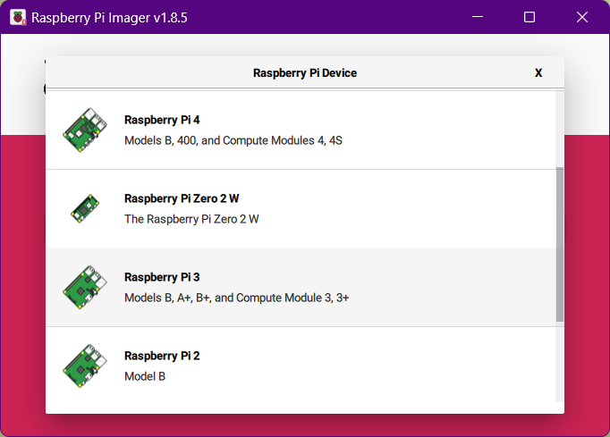 Imager Choose Device