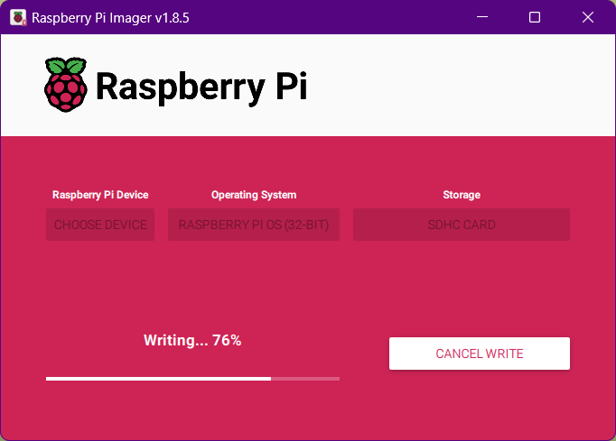 Imager Writing